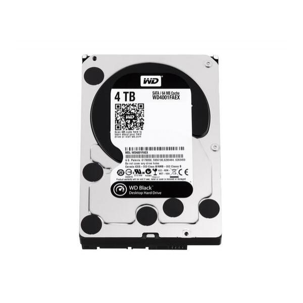 Жесткий диск для сервера WD 4ТБ SATA 3.5" 7200 об/мин, 6 Gb/s, WD4001FAEX