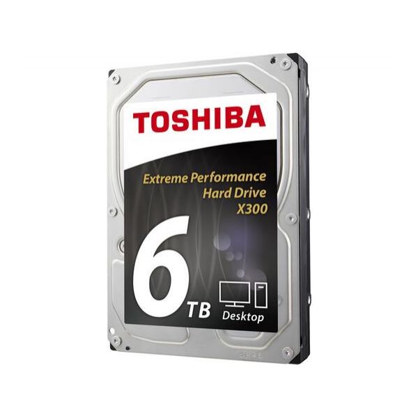 Жесткий диск для сервера Toshiba 6ТБ SATA 3.5" 7200 об/мин, 6 Gb/s, HDWE160XZSTA