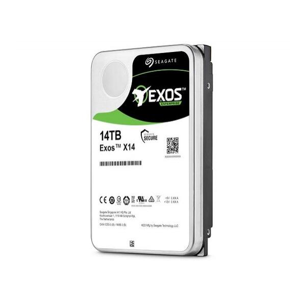 Жесткий диск для сервера Seagate 14ТБ SAS 3.5" 7200 об/мин, 12 Gb/s, ST14000NM0168