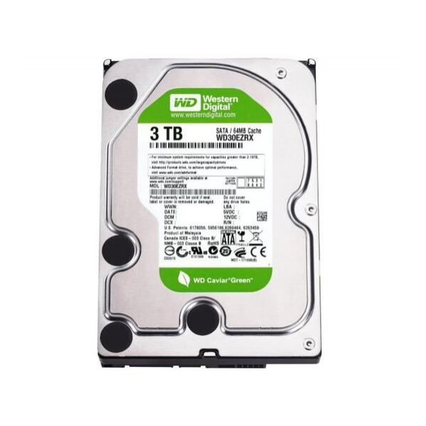 Жесткий диск для сервера WD 3ТБ SATA 3.5" 5400 об/мин, 6 Gb/s, WD30EZRX