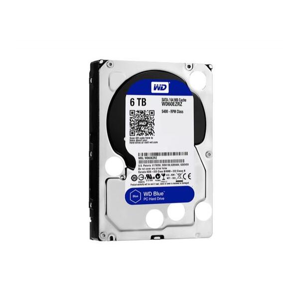 Жесткий диск для сервера WD 6ТБ SATA 3.5" 5400 об/мин, 6 Gb/s, WD60EZRZ