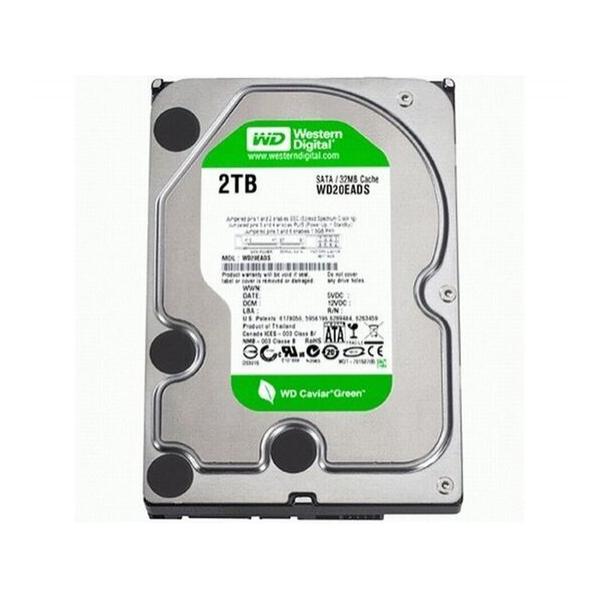 Жесткий диск для сервера WD 2ТБ SATA 3.5" 7200 об/мин, 3 Gb/s, WD20EADS