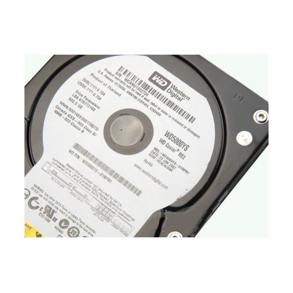 Жесткий диск для сервера WD 500ГБ SATA 3.5" 7200 об/мин, 3 Gb/s, WD5000YS