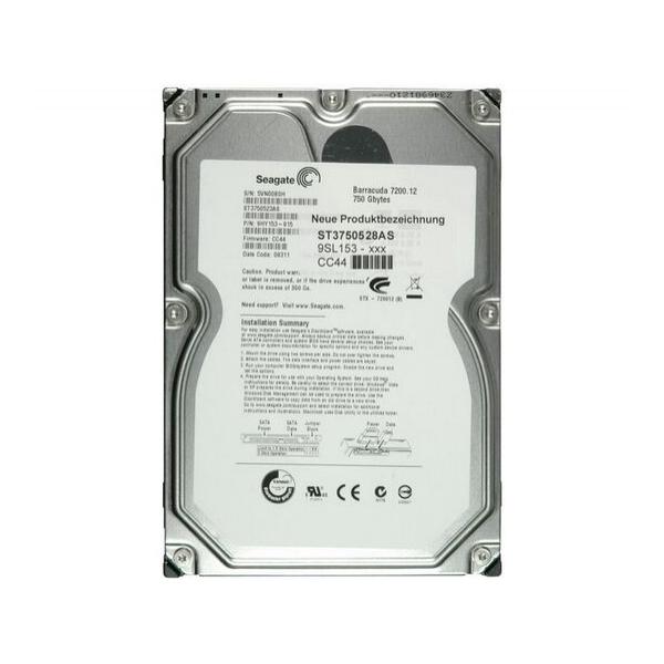 Жесткий диск для сервера Seagate 750ГБ SATA 3.5" 7200 об/мин, 3 Gb/s, ST3750528AS