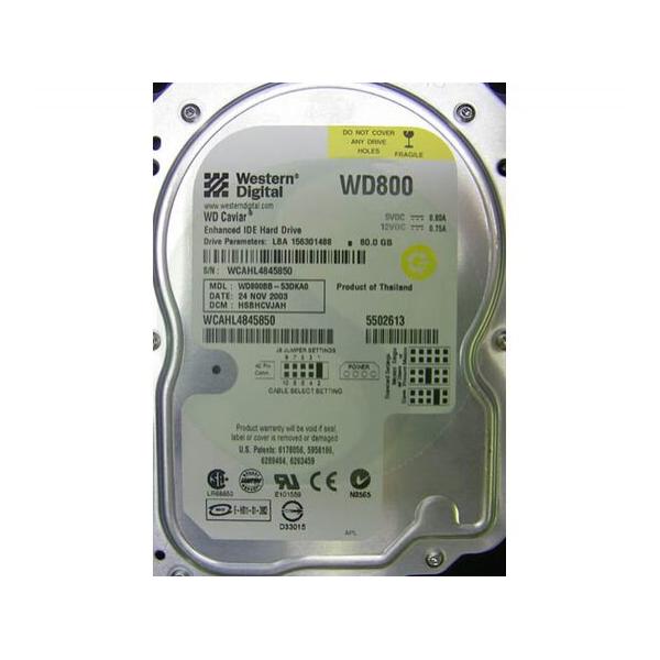 Жесткий диск WESTERN DIGITAL Wd800bb Caviar Blue 80GB ATA/IDE