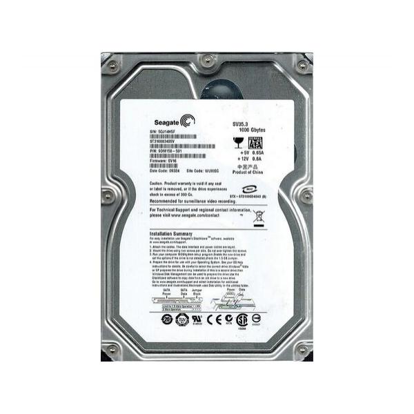 Жесткий диск для сервера Seagate 1ТБ SATA 3.5" 7200 об/мин, 3 Gb/s, ST31000340SV