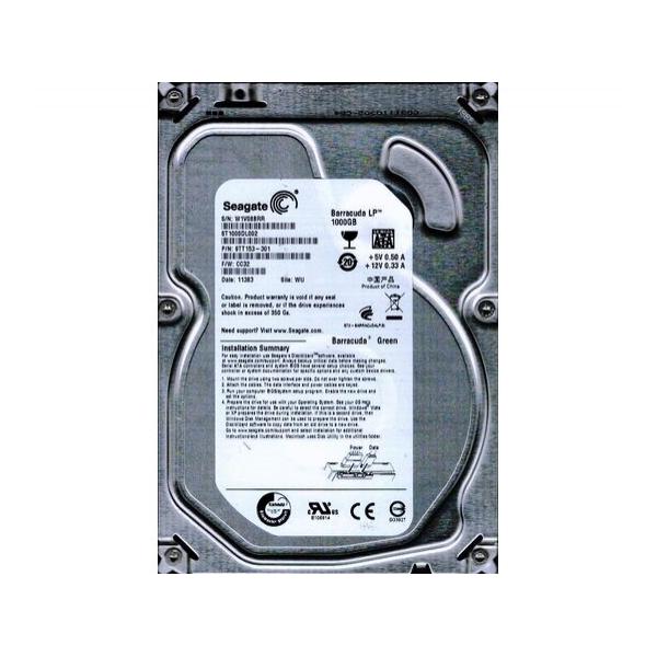 Жесткий диск для сервера Seagate 1ТБ SATA 3.5" 5900 об/мин, 3 Gb/s, ST1000DL002