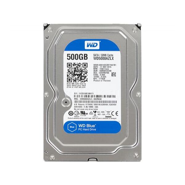 Жесткий диск для сервера WD 500ГБ SATA 3.5" 7200 об/мин, 6 Gb/s, WD5000AZLX