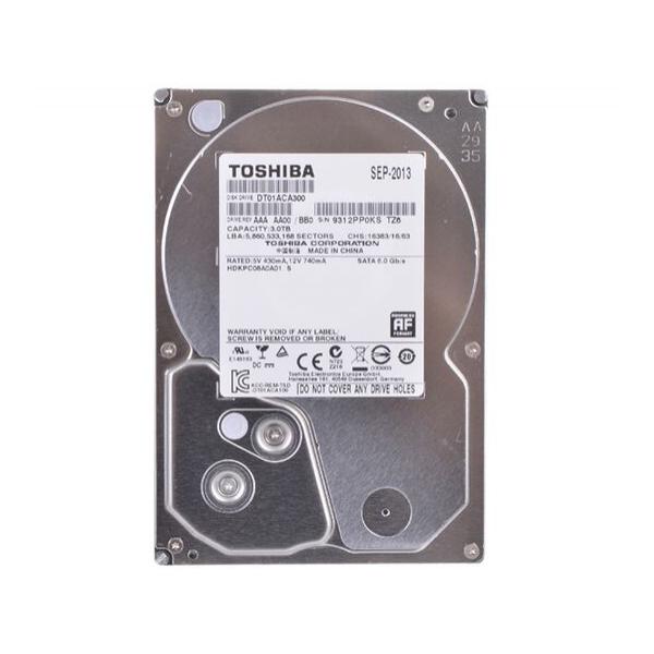 Жесткий диск для сервера Toshiba 3ТБ SATA 3.5" 7200 об/мин, 6 Gb/s, DT01ACA300