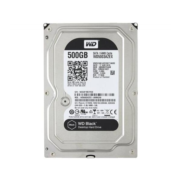 Жесткий диск для сервера WD 500ГБ SATA 3.5" 7200 об/мин, 6 Gb/s, WD5003AZEX