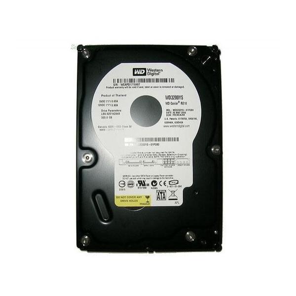 Жесткий диск для сервера WD 320ГБ SATA 3.5" 7200 об/мин, 3 Gb/s, WD3200YS