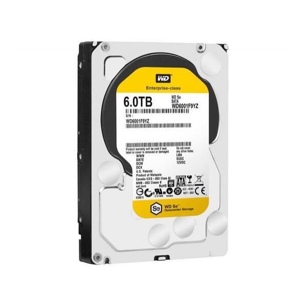 Жесткий диск для сервера WD 6ТБ SATA 3.5" 7200 об/мин, 6 Gb/s, WD6001F9YZ