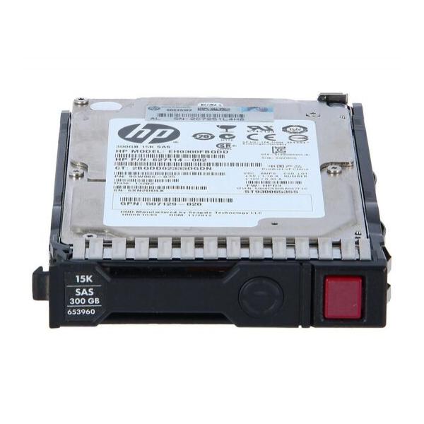 Жесткий диск для сервера HP 300 ГБ SAS 2.5" 15000 об/мин, 6 Gb/s, 652611-B21