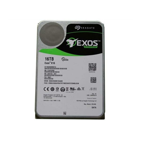 Жесткий диск для сервера Seagate 16ТБ SATA 3.5" 7200 об/мин, 6 Gb/s, ST16000NM001G