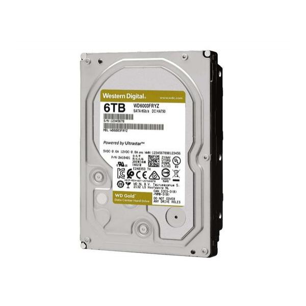 Жесткий диск для сервера WD 6ТБ SATA 3.5" 7200 об/мин, 6 Gb/s, WD6003FRYZ