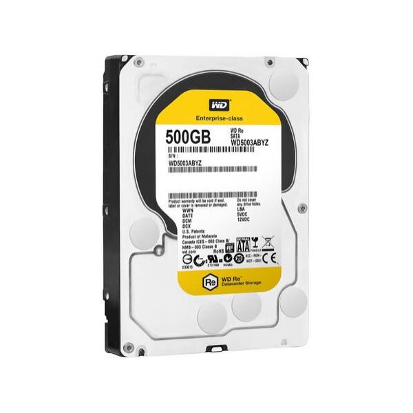 Жесткий диск для сервера WD 500ГБ SATA 3.5" 7200 об/мин, 6 Gb/s, WD5003ABYZ