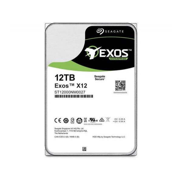 Жесткий диск для сервера Seagate 12ТБ SAS 3.5" 7200 об/мин, 12 Gb/s, ST12000NM0027