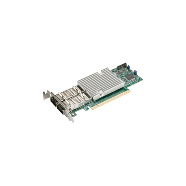 Сетевая карта Supermicro AOC-S100GC-I2C Standard Low Profile PCIe 4.0 X16 2-Port 100GbE