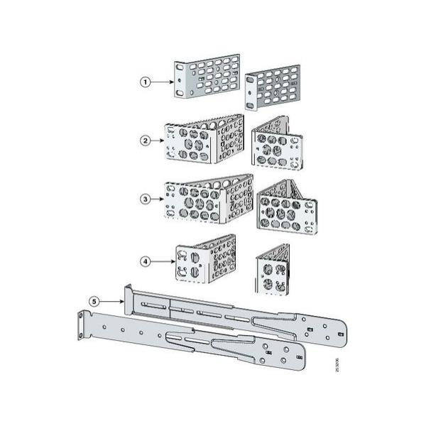 CISCO C3850-4PT-KIT Four-point Rack Mounting Kit