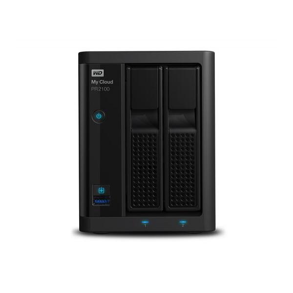 Настольная система хранения WD My Cloud Pro PR2100 2-bay, WDBVND0000NBK-EEUE