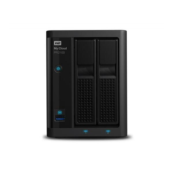 Настольная система хранения WD My Cloud Pro PR2100 2-bay 2x8ТБ, WDBVND0160JBK-EEUE