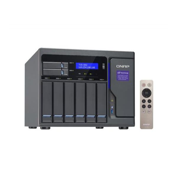 Настольная система хранения QNAP TVS-882 6+2-bay, TVS-882-I3-8G