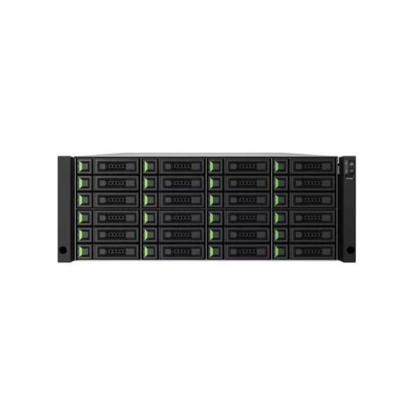 СХД QSAN XS3324D-EU SAN система Dual Ctrl, iSCSI, 4U,Intel 4-Core, 16GB DDR4, 24 слота 3,5", USB, 1 слот 1GbE RJ45, 4iSCSI слота 10GbE RJ45,2 слота 12Gb/s SAS, 2БП