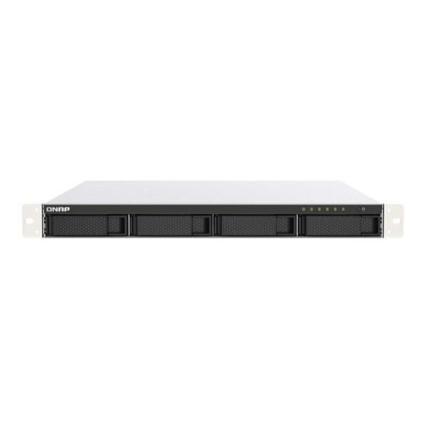 Qnap TS-453DU-RP-4G сетевой RAID-накопитель, 4 отсека 3,5"/2,5", 2 порта 2,5 GbE BASE-T, HDMI-порт, RACK 1U, 2 блока питания. Intel Celeron J4125, 4GB DDR4