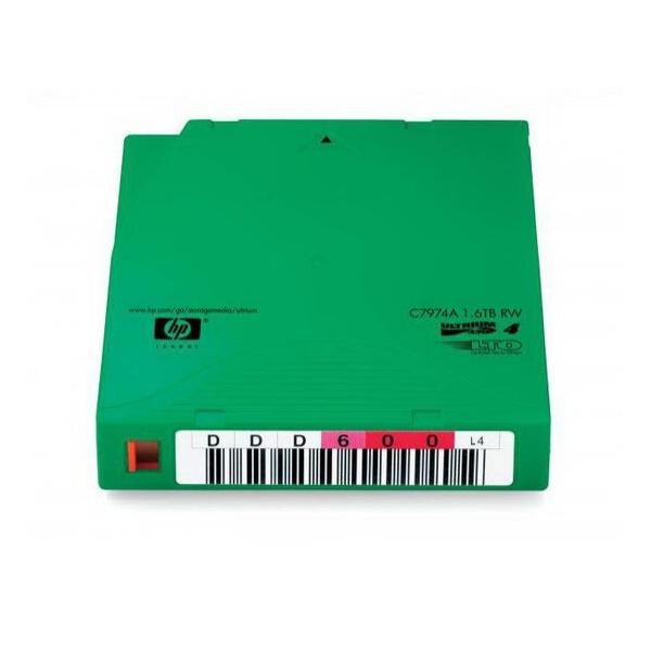 Лента HP Enterprise LTO-4 800/1600ГБ labeled 1-pack, C7974L