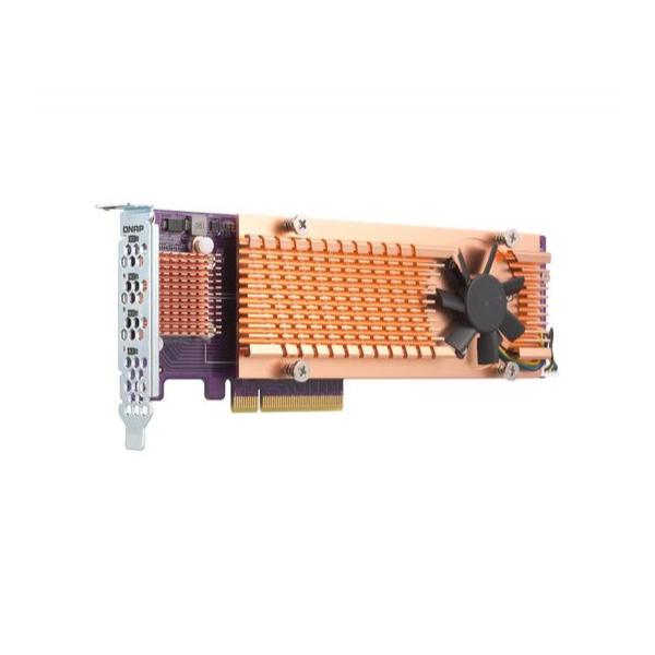 Карта расширения QNAP 4 x M.2 2280 PCIe SSD, PCIe Gen2 x8, QM2-4P-284