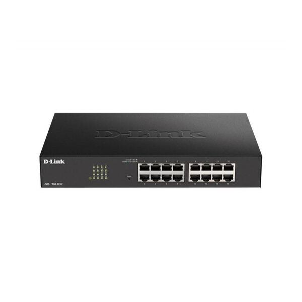 Настраиваемый D-Link DGS-1100-16V2/A2A L2 c 16 портами 10/100/1000Base-T