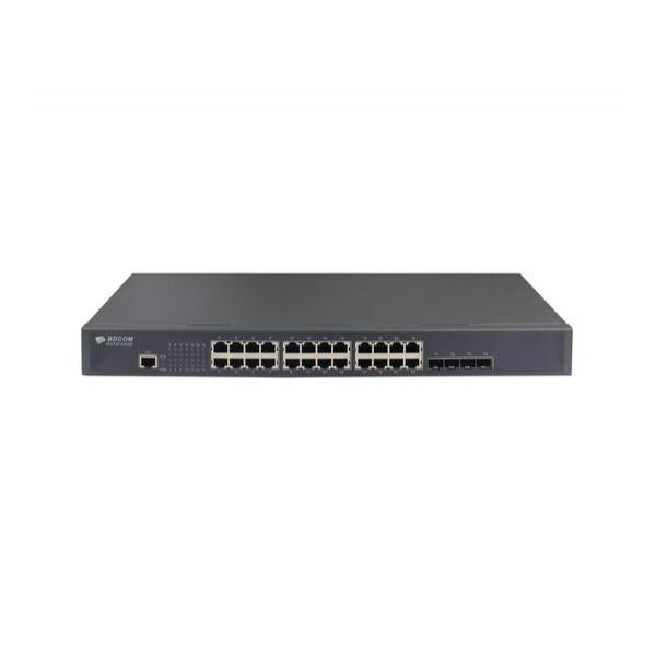 Управляемый коммутатор BDCOM S2900-24T4X, 24x10/100/1000Base-T, 4x1/10GE SFP+