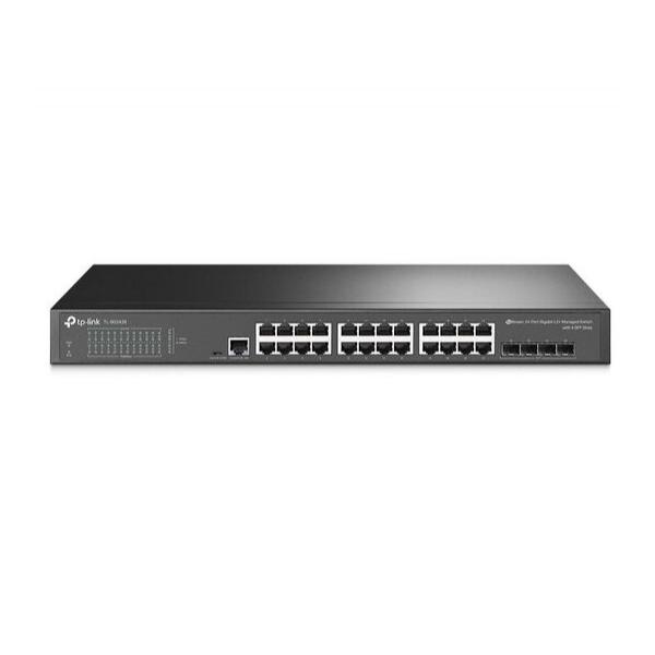 TP-Link TL-SG3428 JetStream 24‑портовый гигабитный управляемый коммутатор уровня 2+ с 4 SFP‑слотами