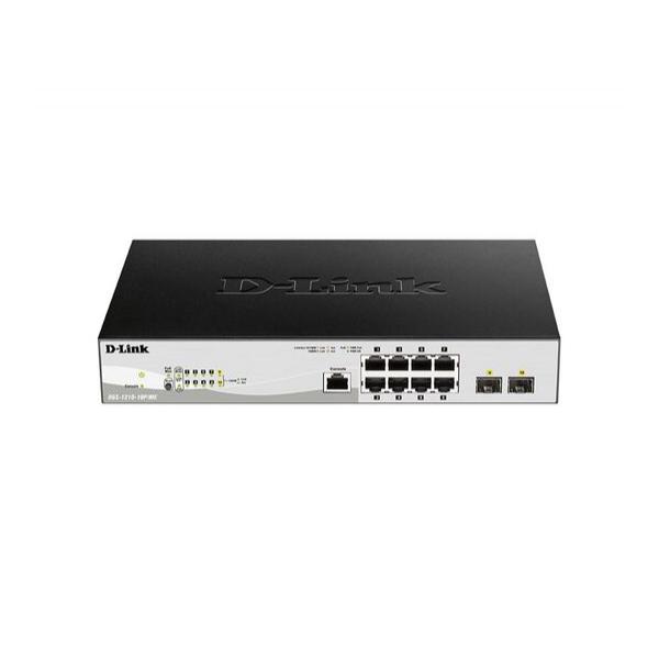 Коммутатор D-Link DGS-1210-10P/ME 8-PoE Управляемый 10-ports, DGS-1210-10P/ME/B1A