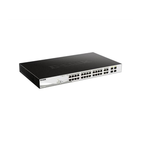 Коммутатор D-Link DGS-1210-28P 24-PoE Управляемый 28-ports, DGS-1210-28P/FL1A