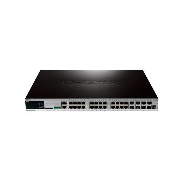 Коммутатор D-Link DGS-3420-28PC 20-PoE Управляемый 28-ports, DGS-3420-28PC/B1A