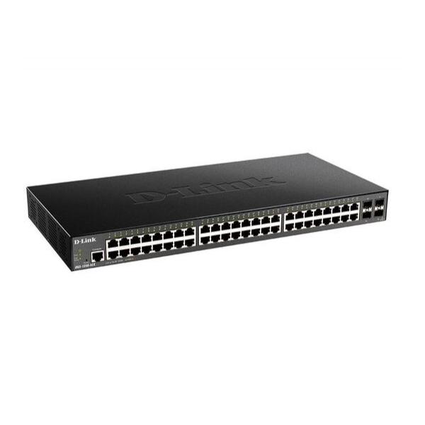 Коммутатор D-Link DGS-1250-52X/A1A Настраиваемый L2 коммутатор c 48 портами 10/100/1000Base-T и 4 портами 10GBase-X SFP+