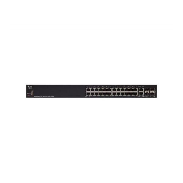 Коммутатор Cisco SF250-24 Smart 28-ports, SF250-24-K9-EU