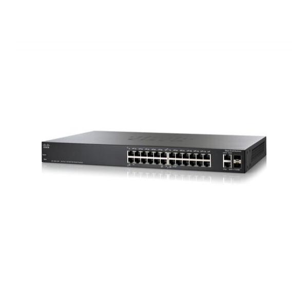 Коммутатор Cisco SF200-24P 12-PoE Smart 26-ports, SLM224PT-EU