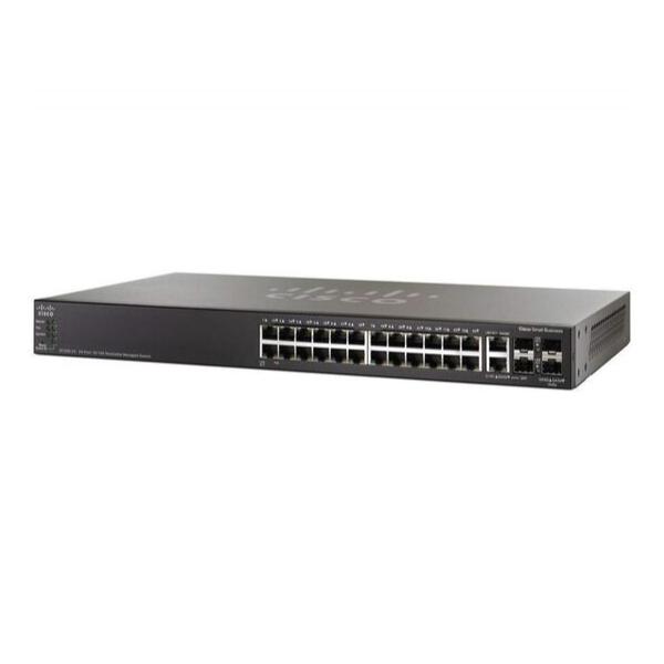 Коммутатор Cisco SF500-24MP 24-PoE Управляемый 28-ports, SF500-24MP-K9-G5