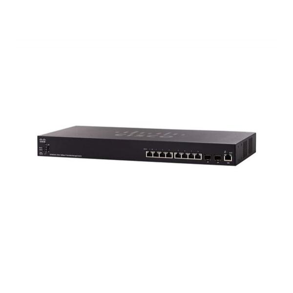 Коммутатор Cisco SX350X-08 Управляемый 8-ports, SX350X-08-K9-EU