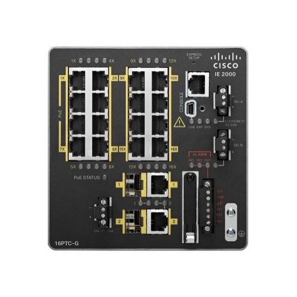 Коммутатор Cisco IE-2000-16TC Управляемый 18-ports, IE-2000-16TC-B