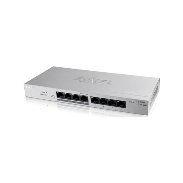 Коммутатор ZyXEL GS1200-8HP 4-PoE Управляемый 8-ports, GS1200-8HP-EU0101F