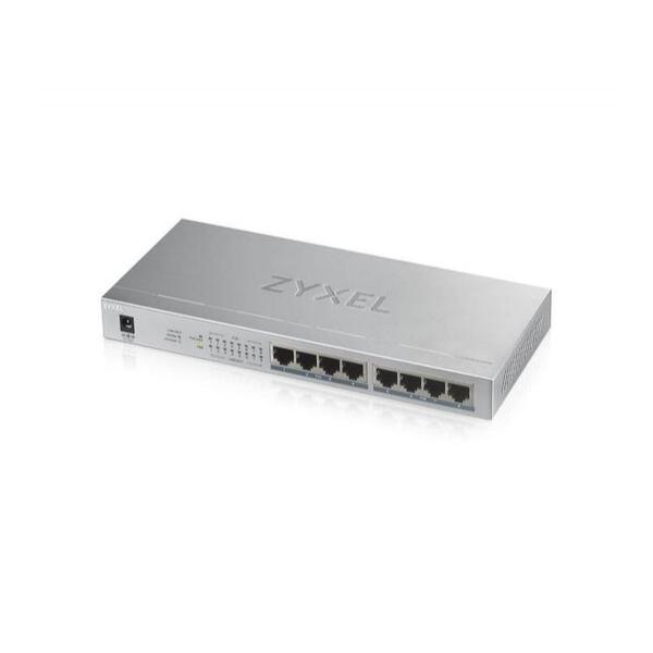 Коммутатор ZyXEL GS1008HP 8-PoE Неуправляемый 8-ports, GS1008HP-EU0101F