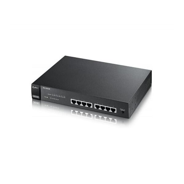 Коммутатор ZyXEL ES1100-8P 4-PoE Неуправляемый 8-ports, ES1100-8P-EU0102F