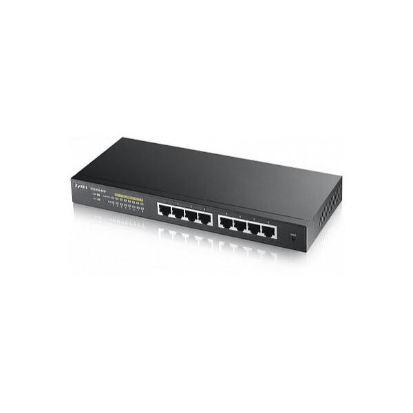 Коммутатор ZyXEL GS1900-8HP 8-PoE Smart 8-ports, GS1900-8HP-EU0102F