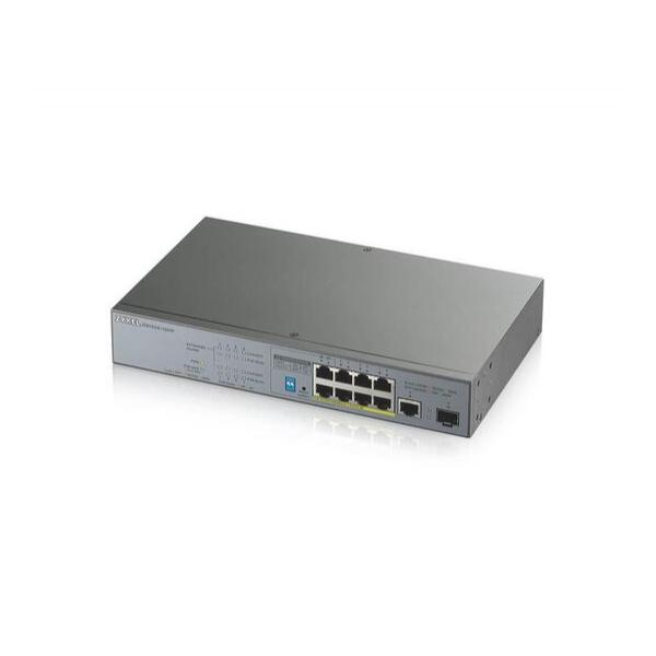 Коммутатор ZyXEL GS1300-10HP 8-PoE Неуправляемый 10-ports, GS1300-10HP-EU0101F