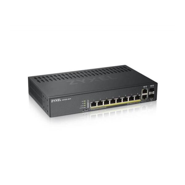 Коммутатор ZyXEL GS1920-8HPv2 8-PoE Smart 10-ports, GS1920-8HPV2-EU0101F