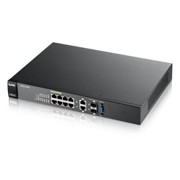 Коммутатор ZyXEL GS2210-8HP 8-PoE Управляемый 10-ports, GS2210-8HP-EU0101F