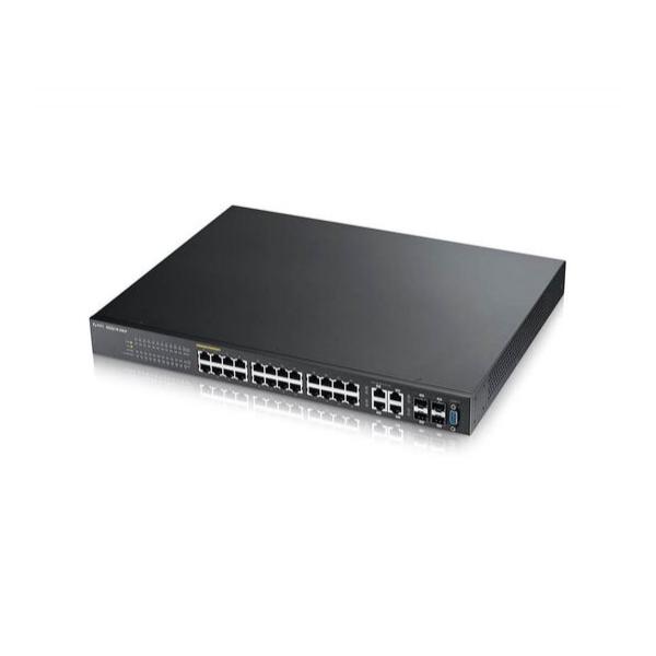 Коммутатор ZyXEL GS2210-24LP 24-PoE Управляемый 28-ports, GS2210-24LP-EU0101F